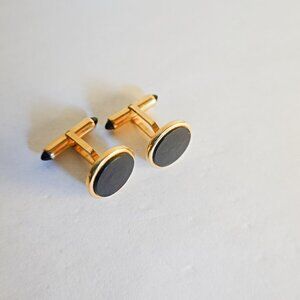 14k Gold Overlay Cufflinks